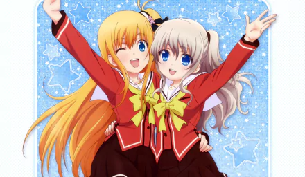 Yusa Kurobane Nao Tomori Anime Charlotte HD Desktop Wallpaper | Background Image