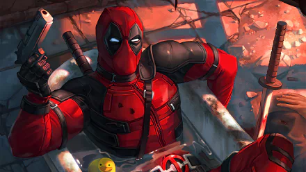 Comic Deadpool HD Desktop Wallpaper | Background Image