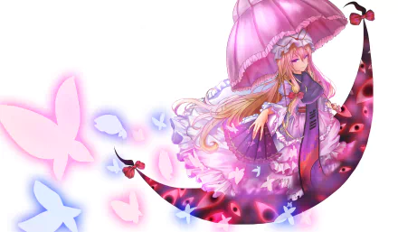 Yukari Yakumo Anime Touhou HD Desktop Wallpaper | Background Image