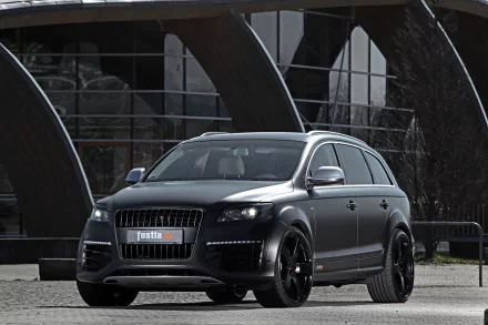 SUV black car car Audi vehicle Audi Q7 HD Desktop Wallpaper | Background Image