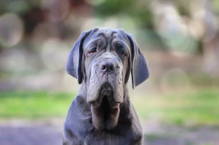mastiff depth of field stare Animal dog HD Desktop Wallpaper | Background Image