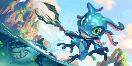 Fizz (League Of Legends) video game Legends of Runeterra HD Desktop Wallpaper | Background Image