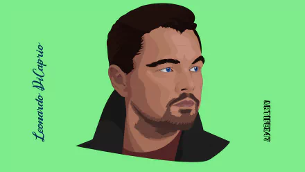 vector Celebrity Leonardo Dicaprio HD Desktop Wallpaper | Background Image