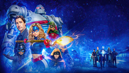 Pat Dugan Tigress (DC Comics) Dragon King (DC Comics) Sportsmaster (DC Comics) Brainwave (DC Comics) Icicle (DC Comics) Hourman (DC Comics) Doctor Mid-Nite Wildcat (DC Comics) S.T.R.I.P.E. (DC Comics) Courtney Whitmore Stargirl (DC Comics) TV Show Stargirl HD Desktop Wallpaper | Background Image