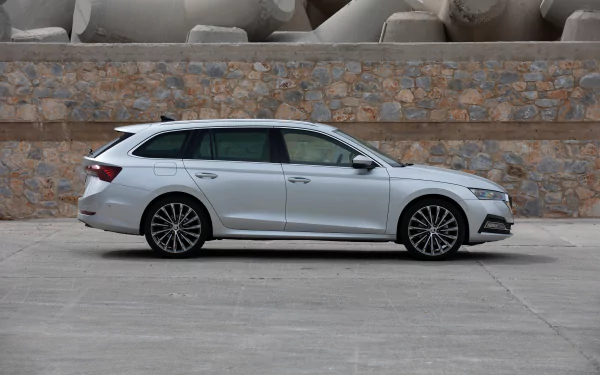 silver car car Skoda vehicle Skoda Octavia Combi HD Desktop Wallpaper | Background Image