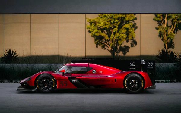 race car car Mazda vehicle Mazda RT24-P HD Desktop Wallpaper | Background Image