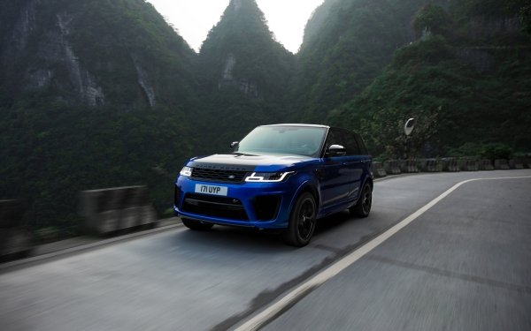 Vehicles Range Rover Sport Range Rover Land Rover Car Blue Car SUV Luxury Car HD Wallpaper | Background Image