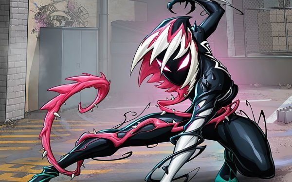 Comics Crossover Venom Spider-Gwen HD Wallpaper | Background Image