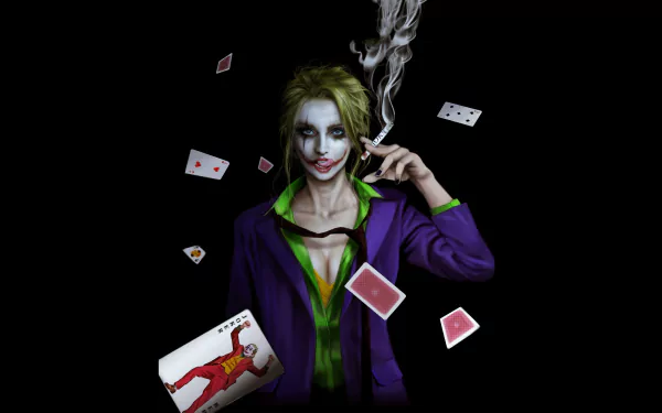 DC Comics smoking Comic Joker HD Desktop Wallpaper | Background Image