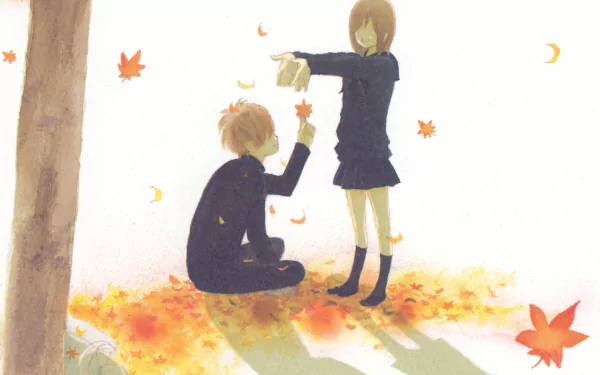 Nanami Takahashi Motoharu Yano Anime We Were There HD Desktop Wallpaper | Background Image