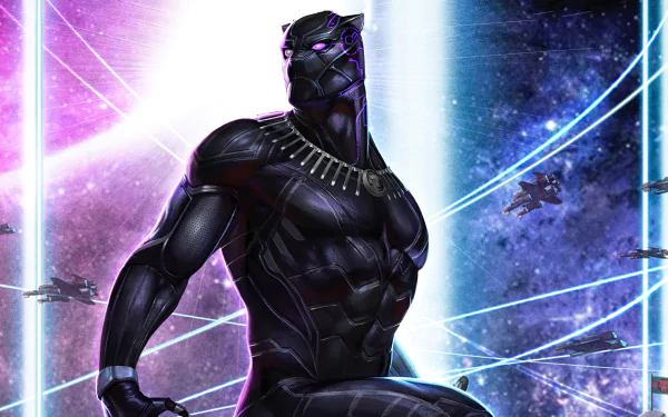 T'Challa Black Panther (Marvel Comics) Comic HD Desktop Wallpaper | Background Image