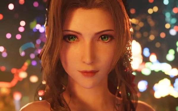 Aerith Gainsborough video game Final Fantasy VII Remake HD Desktop Wallpaper | Background Image
