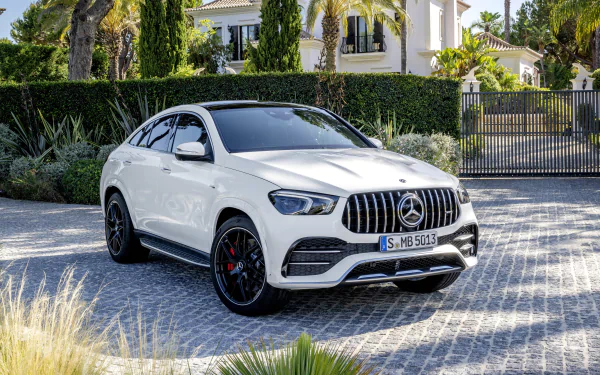 white car car SUV Mercedes-Benz vehicle Mercedes-AMG GLE 53 HD Desktop Wallpaper | Background Image