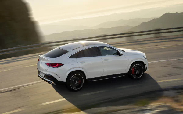 white car car SUV Mercedes-Benz vehicle Mercedes-AMG GLE 53 HD Desktop Wallpaper | Background Image