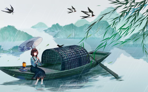 Yuezheng Ling Anime Vocaloid HD Desktop Wallpaper | Background Image