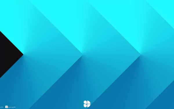  Abstract blue triangle wallpaper by sumandas094