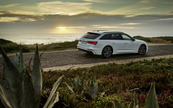 Vehicles Audi A6 Avant Audi Audi A6 Car White Car HD Wallpaper | Background Image