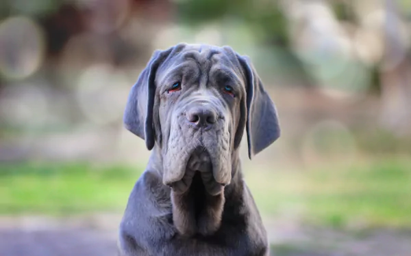 mastiff depth of field stare Animal dog HD Desktop Wallpaper | Background Image