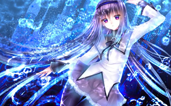 Anime Puella Magi Madoka Magica Homura Akemi HD Wallpaper | Background Image