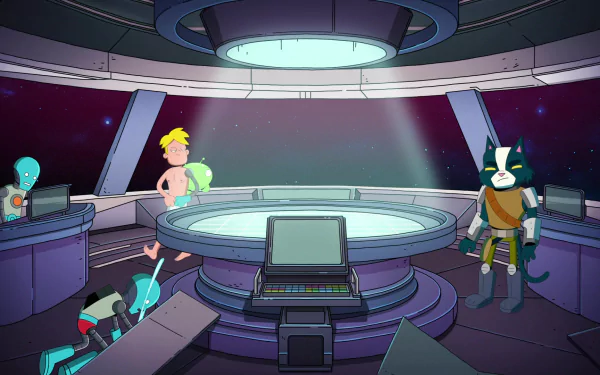 blonde alien robot S.A.M.E.S. (Final Space) feet Mooncake (Final Space) Gary Goodspeed Avocato (Final Space) TV Show Final Space HD Desktop Wallpaper | Background Image