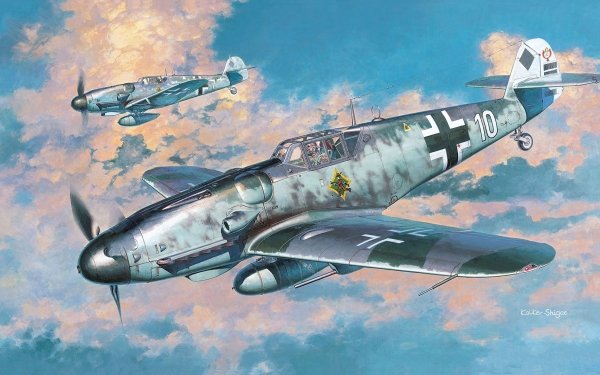 Military Messerschmitt Bf 109 Military Aircraft Luftwaffe Aircraft Warplane HD Wallpaper | Background Image