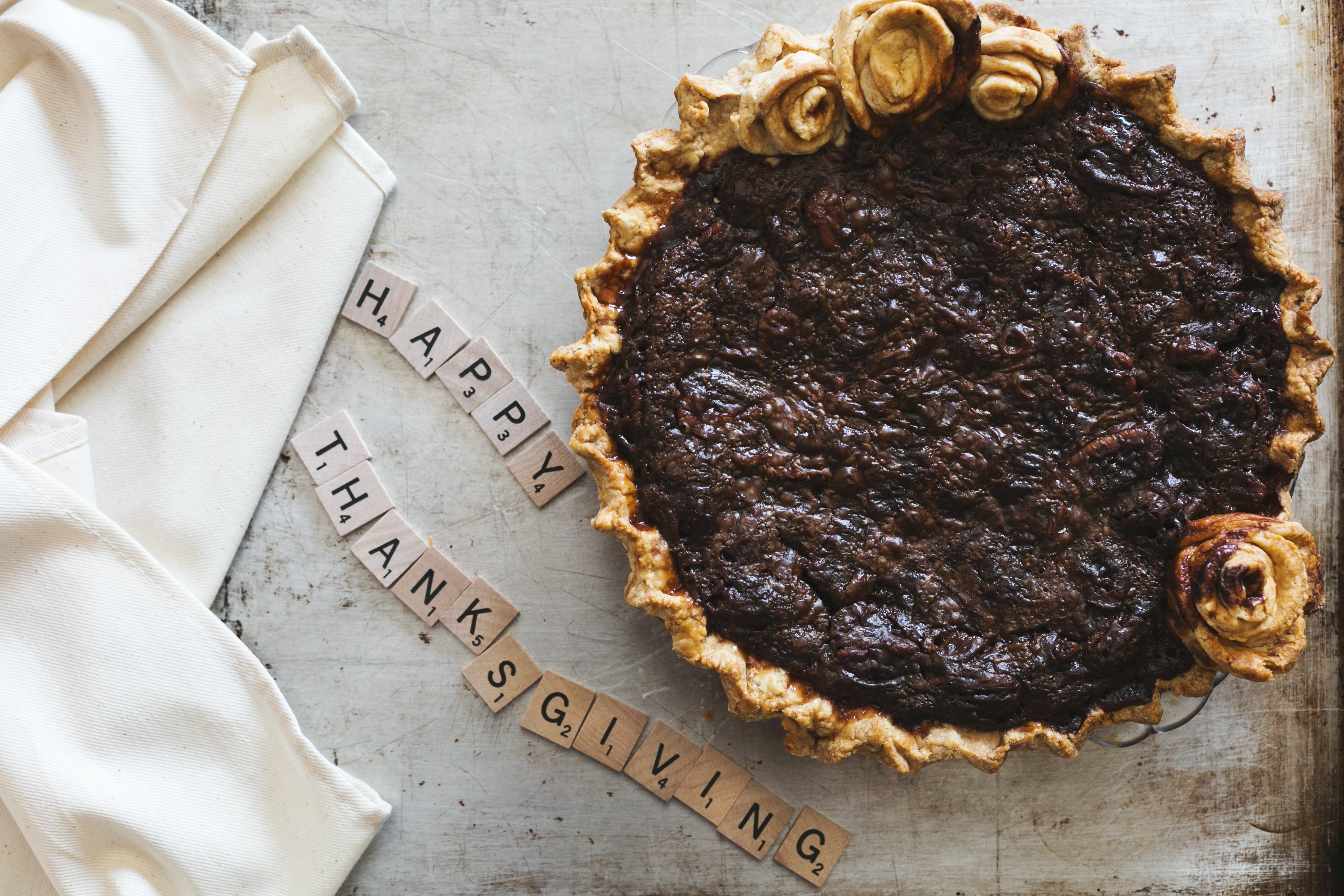 Happy Thanksgiving Pie by Sarah Pflug