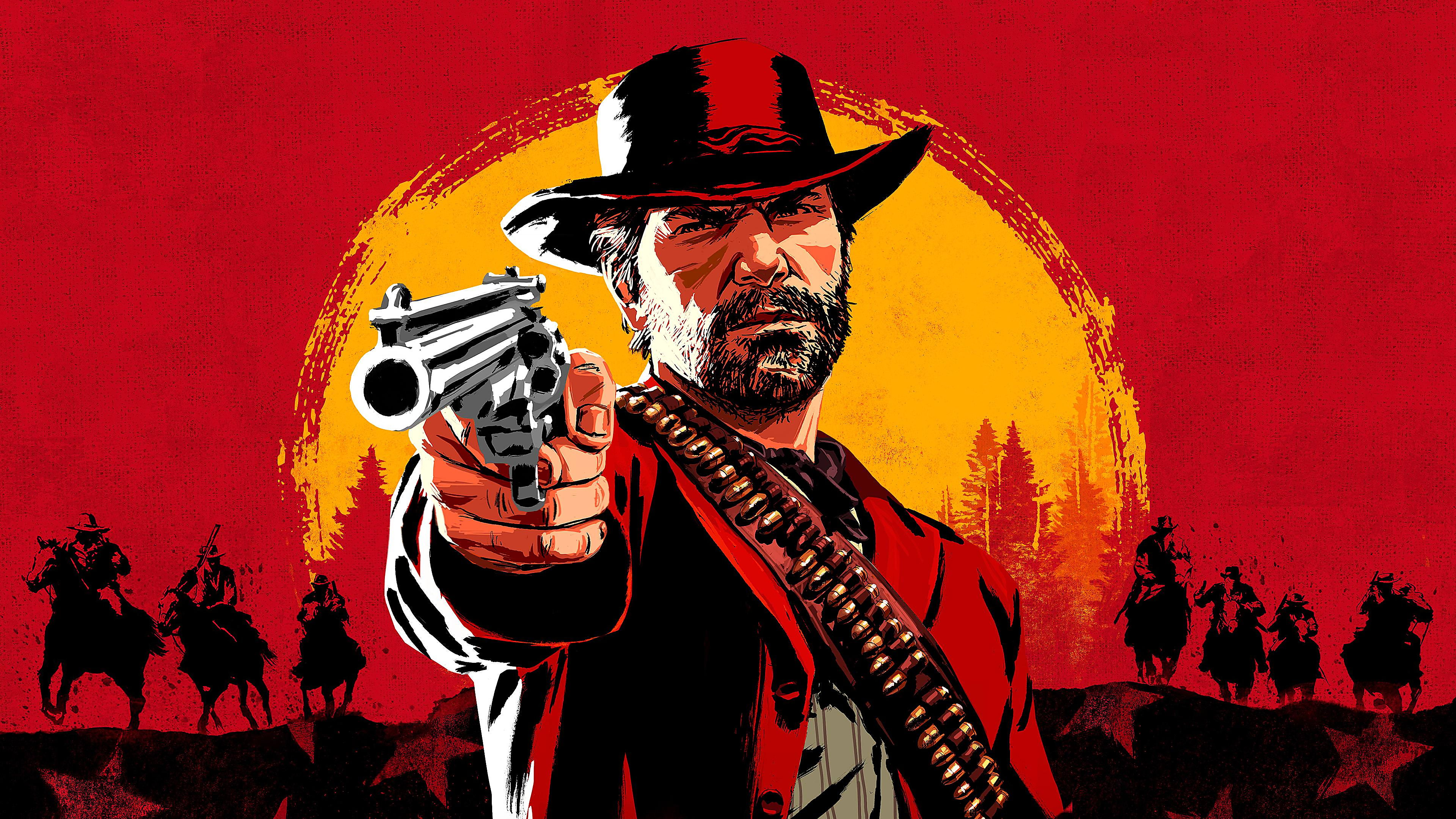 Red Dead Redemption 2 Cover Wallpaper,HD Games Wallpapers,4k