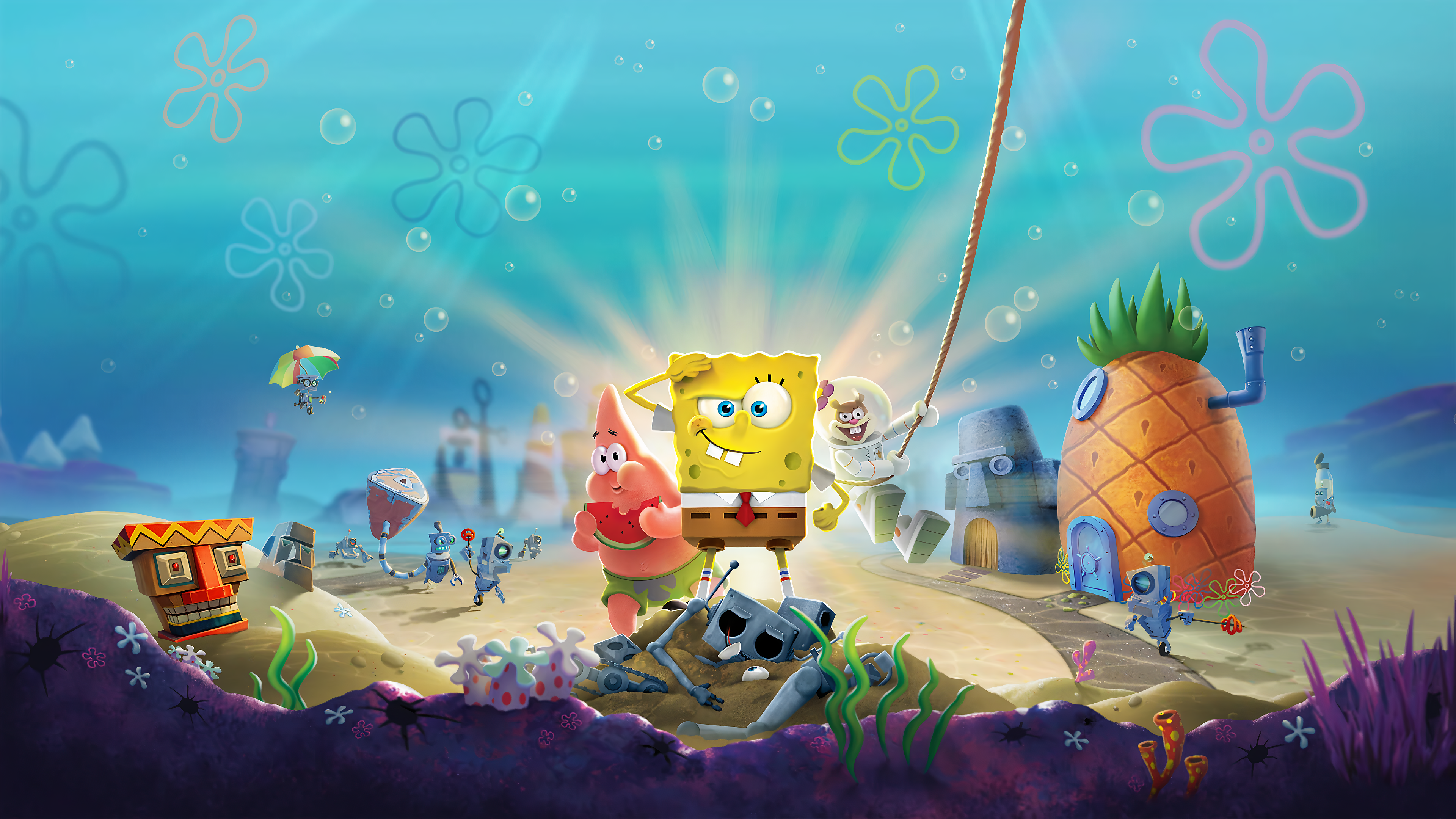 Video Game SpongeBob SquarePants: Battle for Bikini Bottom HD Wallpaper | Background Image
