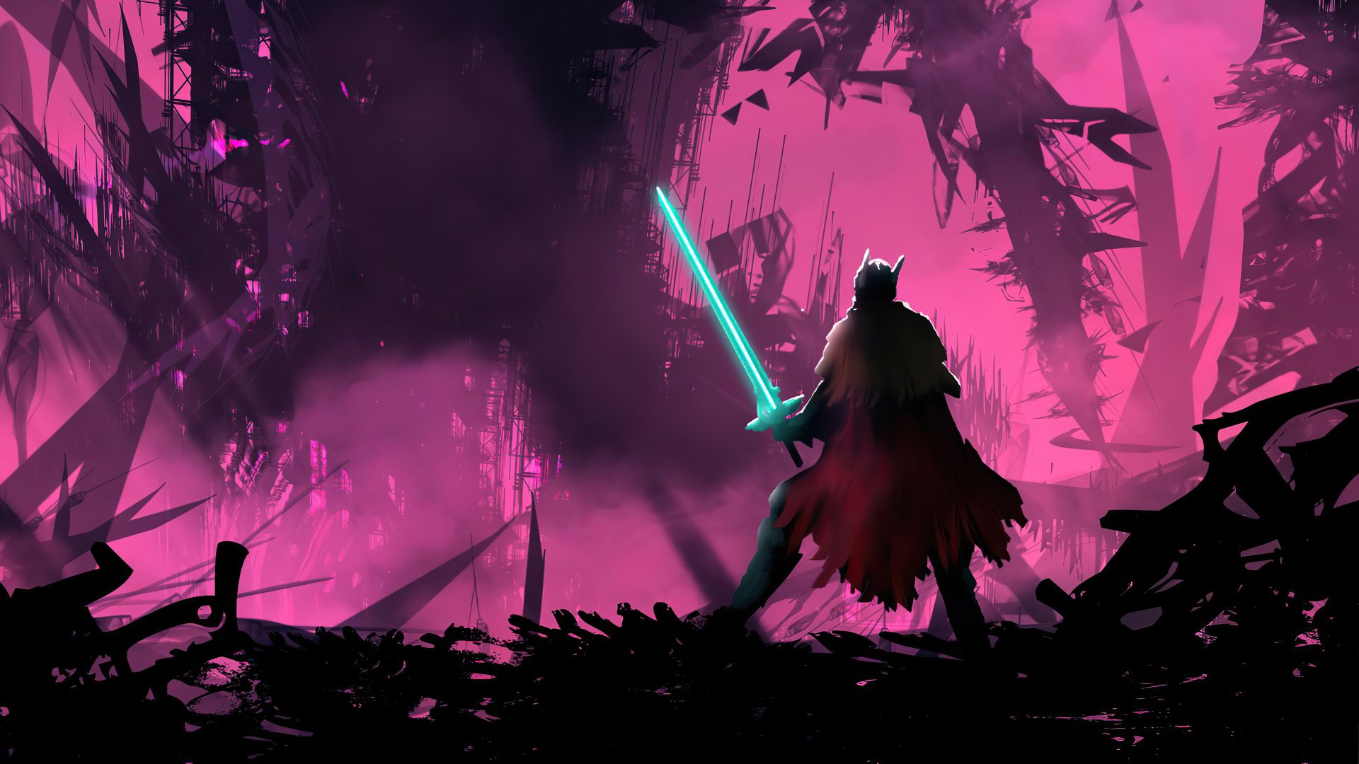 Download Sword Warrior Video Game Hyper Light Drifter 4k Ultra HD Wallpaper by TacoSauceNinja