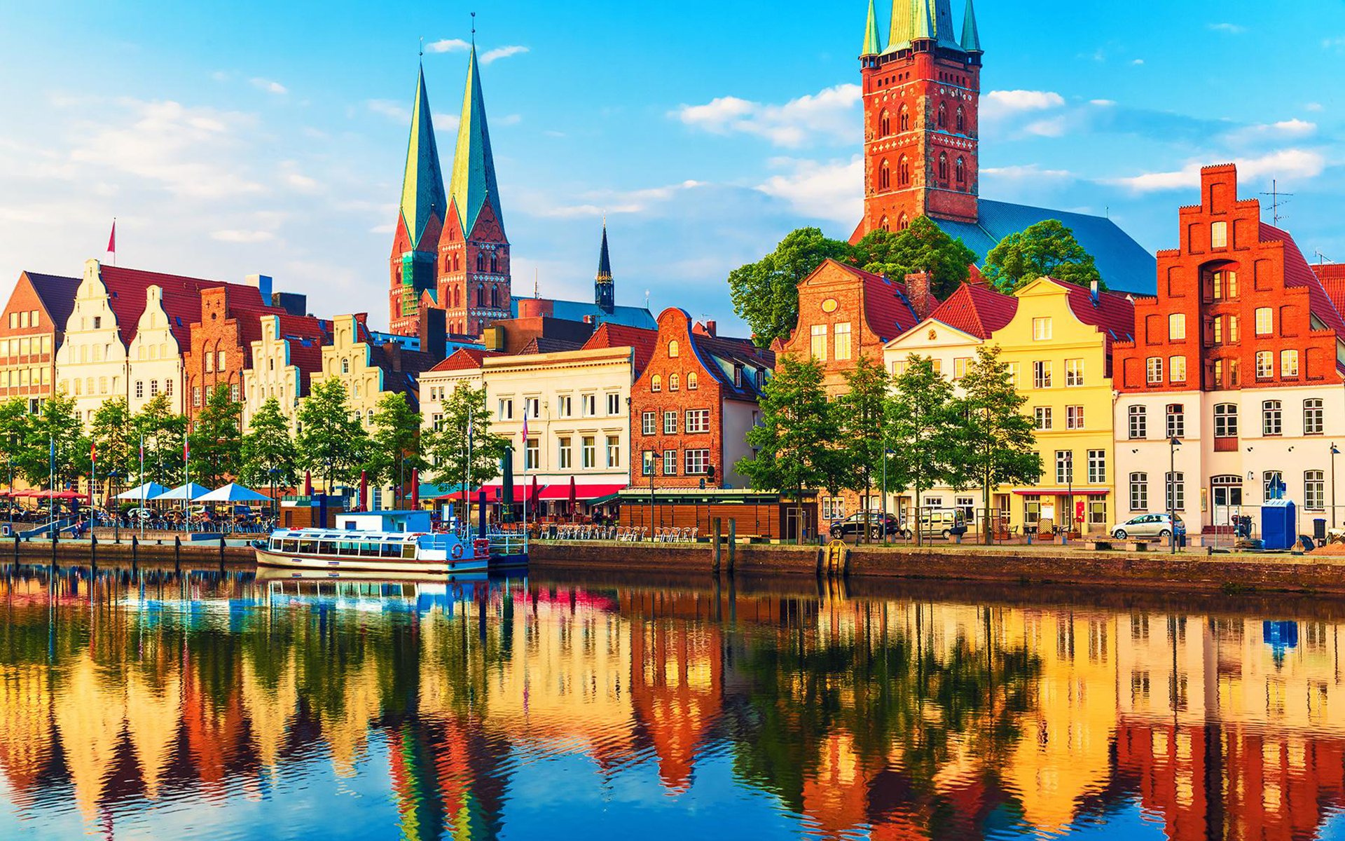 Download Germany Lübeck Man Made City HD Wallpaper