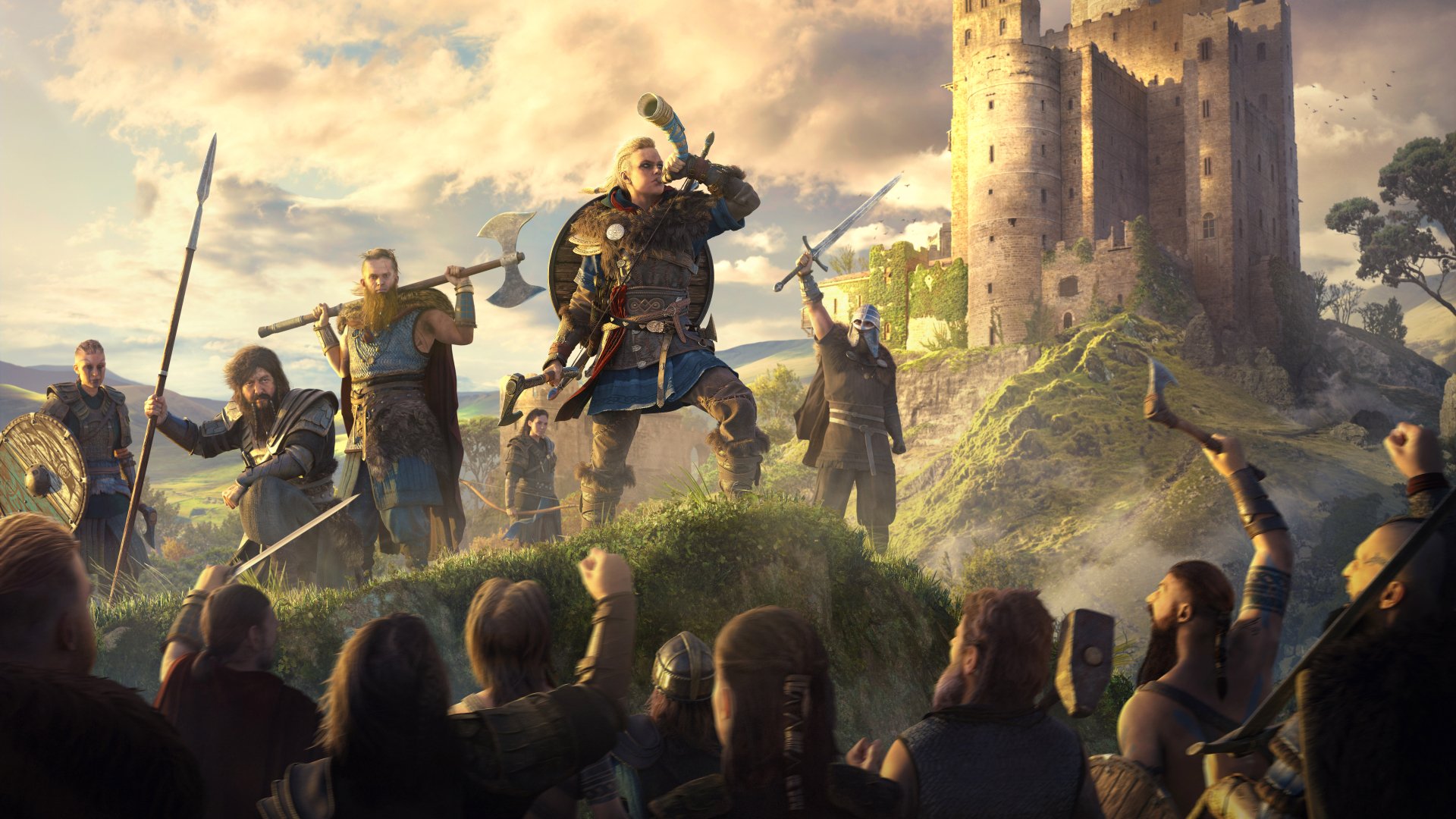 Assassin s Creed Valhalla Epic Battle 8K Ultra HD Wallpaper 