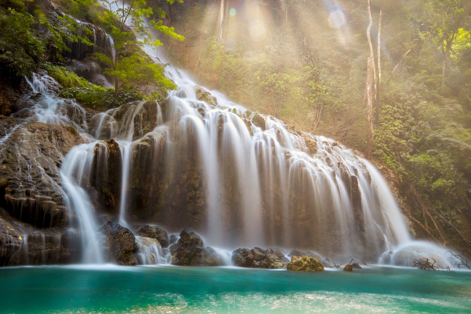Download Nature Waterfall HD Wallpaper | 2048x1365 | Wallpaper Abyss