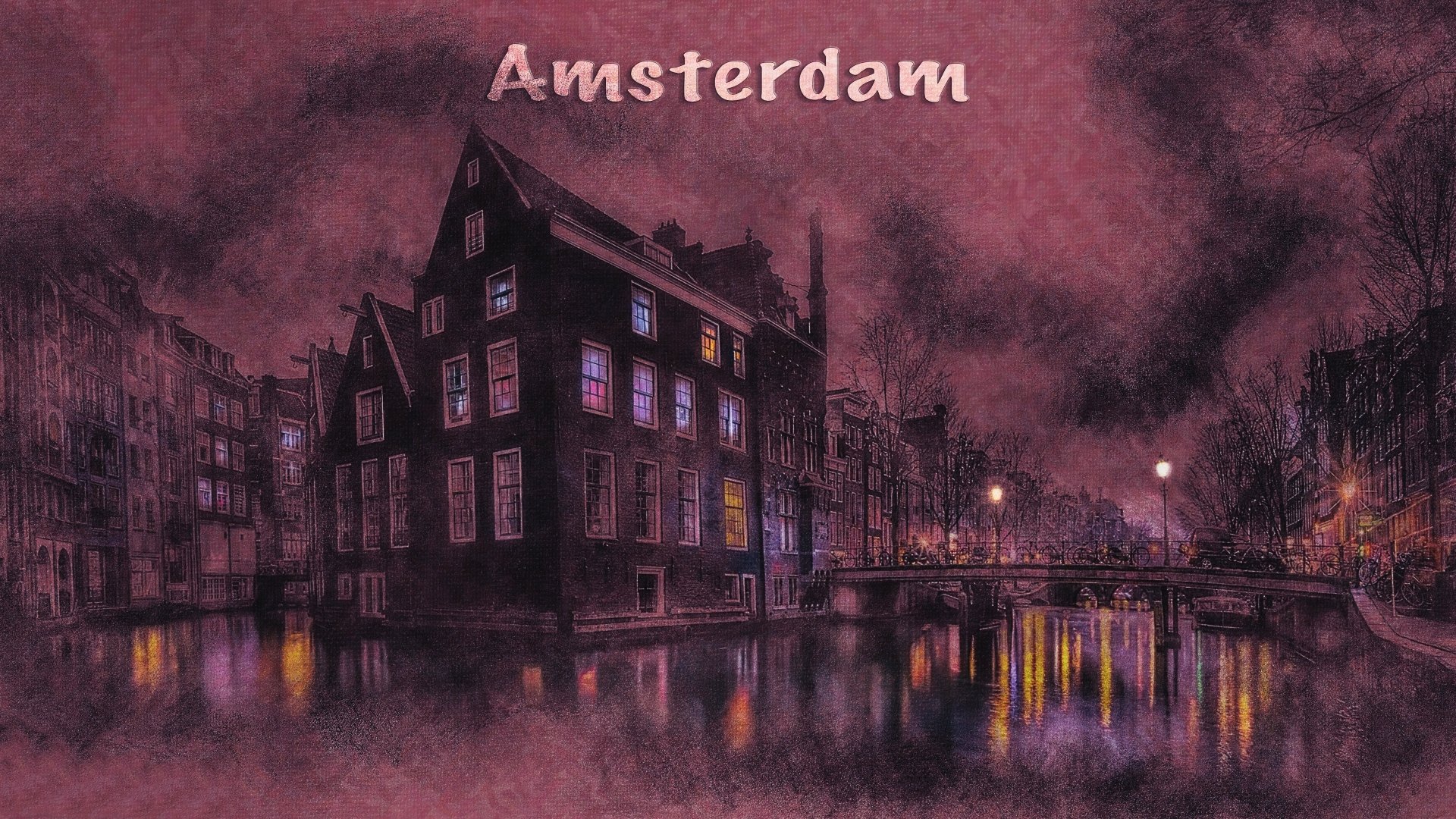 Download Amsterdam Artistic City 4k Ultra HD Wallpaper