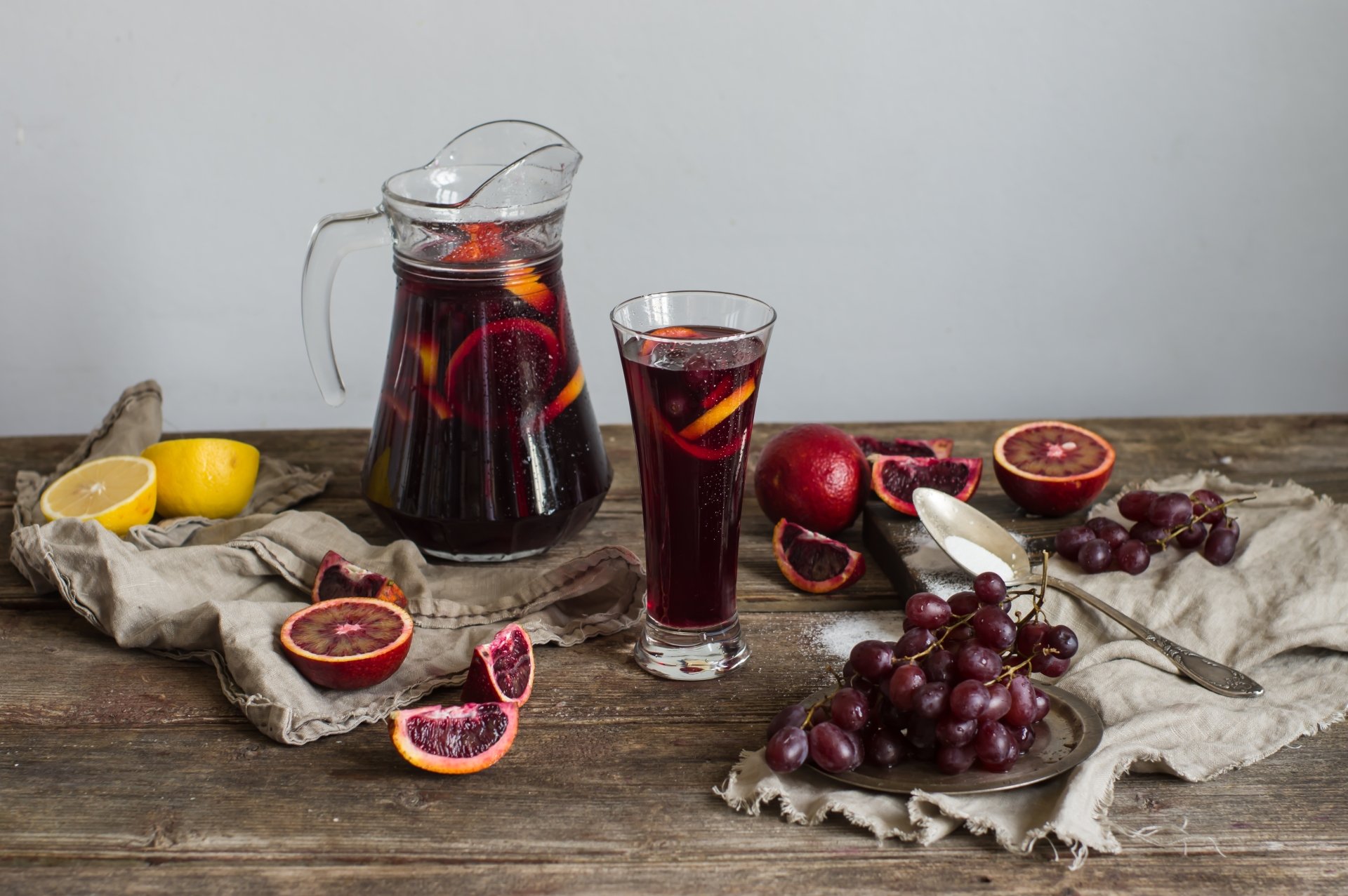 Download Still Life Fruit Grapes Pitcher Food Drink 4k Ultra HD Wallpaper