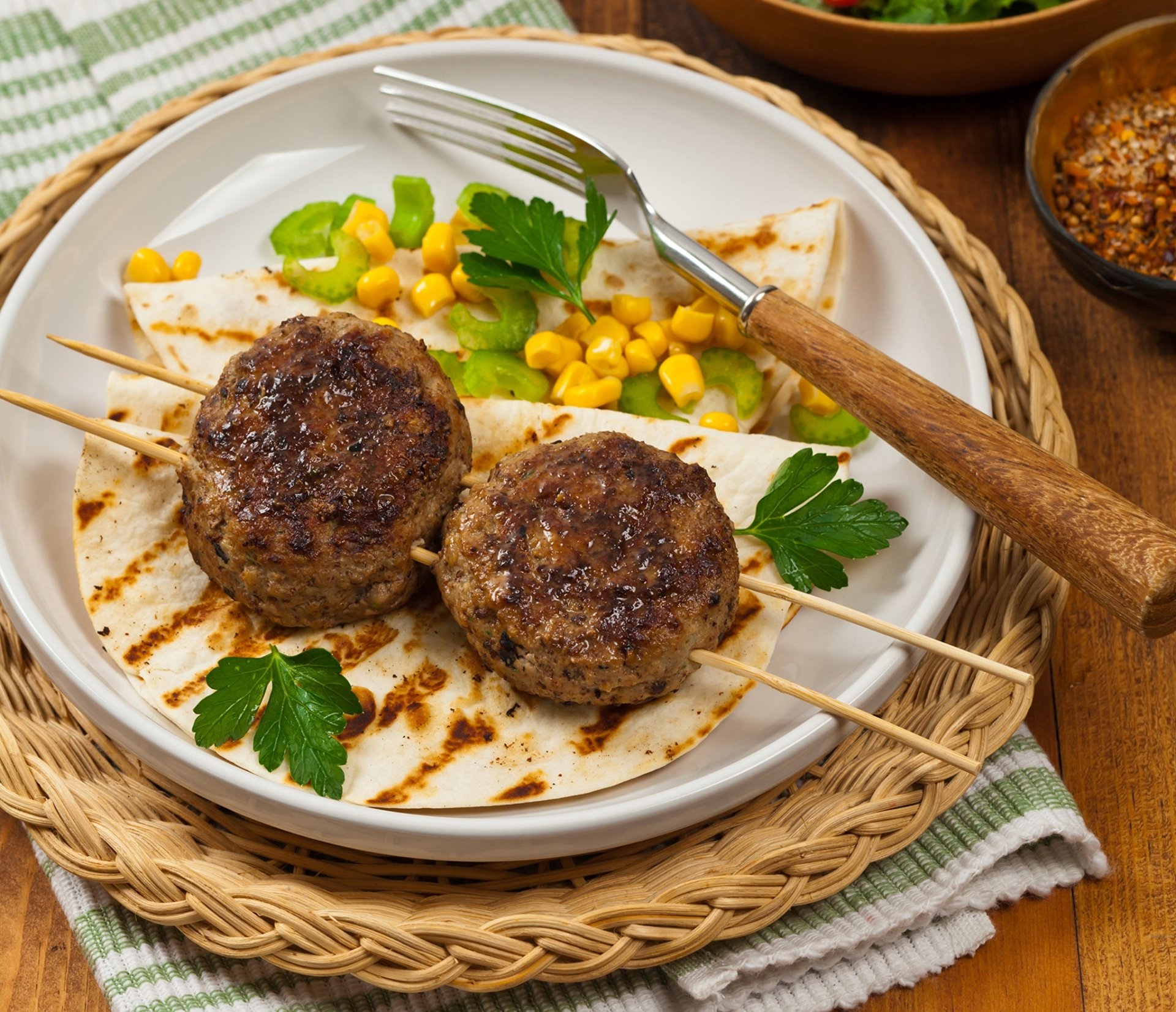 Download Meat Corn Food Meatball HD Wallpaper