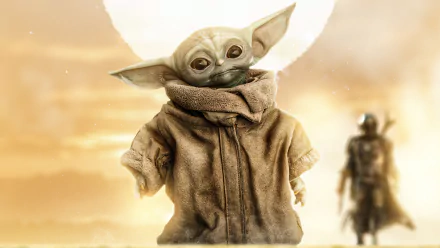 Grogu (Star Wars) baby yoda TV Show The Mandalorian (TV Show) HD Desktop Wallpaper | Background Image