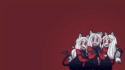 Cerberus (Helltaker) video game Helltaker HD Desktop Wallpaper | Background Image