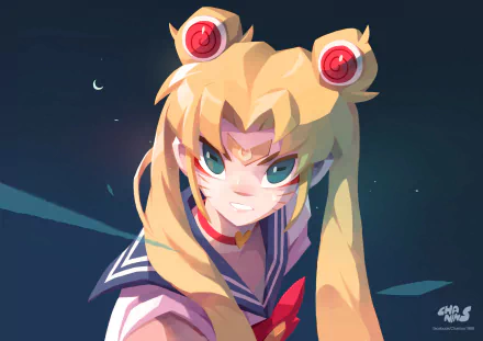 blonde Anime Sailor Moon HD Desktop Wallpaper | Background Image
