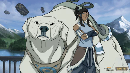 Korra (The Legend Of Korra) Skadi (Smite) video game Smite HD Desktop Wallpaper | Background Image
