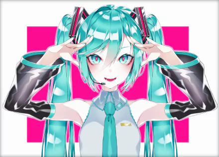 Hatsune Miku Anime Vocaloid HD Desktop Wallpaper | Background Image