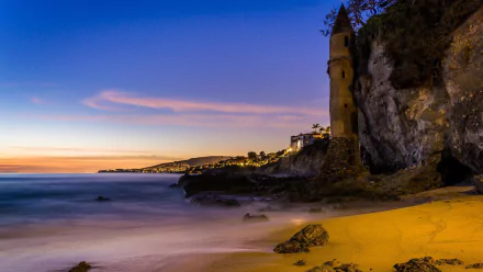  Victoria Beach's Pirate Tower in Laguna Beach, California