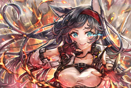 Blaze (Arknights) video game Arknights HD Desktop Wallpaper | Background Image