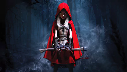 hood axe fantasy red riding hood HD Desktop Wallpaper | Background Image