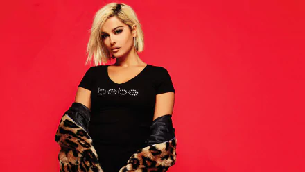 American blonde singer music Bebe Rexha HD Desktop Wallpaper | Background Image