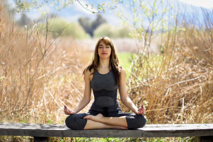 woman yoga HD Desktop Wallpaper | Background Image
