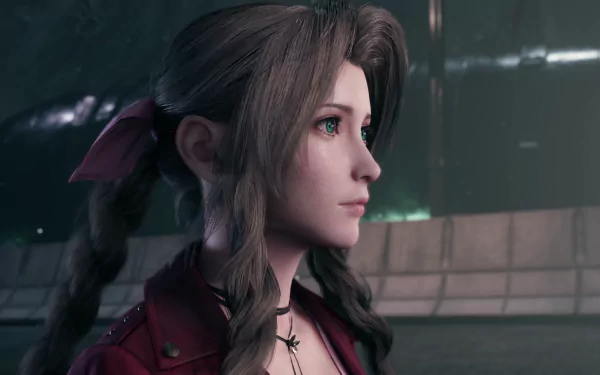 Aerith Gainsborough Final Fantasy VII video game Final Fantasy VII Remake HD Desktop Wallpaper | Background Image