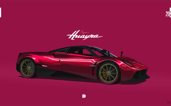  Pagani huayra vector by sumandas094