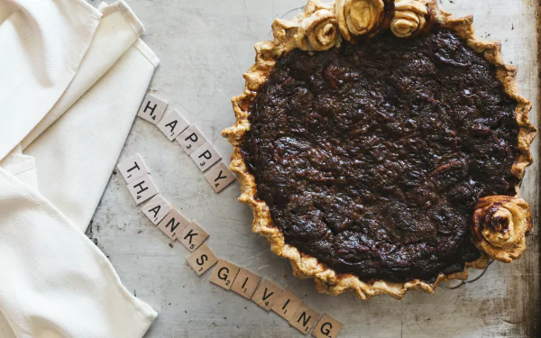  Happy Thanksgiving Pie by Sarah Pflug