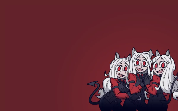 Cerberus (Helltaker) video game Helltaker HD Desktop Wallpaper | Background Image