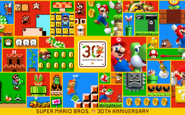  Super Mario Bros. 30th Anniversary Collage